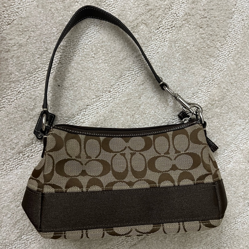 Y2K MINI BROWN COACH BAG